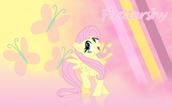Size: 2560x1600 | Tagged: dead source, safe, artist:saeiter, fluttershy, pony, g4, female, solo, wallpaper
