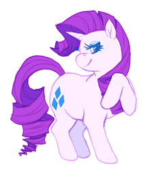 Size: 400x449 | Tagged: safe, artist:steammonster, rarity, pony, unicorn, g4, female, mare, simple background, solo, white background