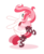 Size: 1149x1391 | Tagged: dead source, safe, artist:the-orator, oc, oc only, oc:graceful slippers, pony, unicorn, backbend, ballerina, ballet, ballet slippers, bipedal, clothes, dancing, dress, eyes closed, female, flexible, mare, solo