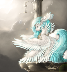 Size: 924x1000 | Tagged: safe, artist:xennos, oc, oc only, seraph, trinity: rebirth, alternate universe, future, multiple wings