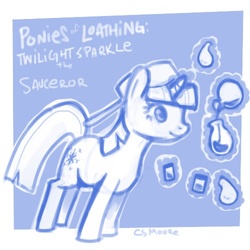 Size: 500x500 | Tagged: safe, artist:clorin spats, twilight sparkle, g4, crossover, kingdom of loathing, sauceror