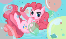 Size: 899x532 | Tagged: safe, artist:oddlittleleaf, pinkie pie, earth pony, pony, g4, female, solo