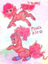 Size: 528x706 | Tagged: safe, artist:donenaya, pinkie pie, earth pony, pony, g4, female, solo