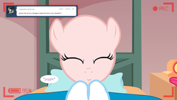 Size: 1280x720 | Tagged: safe, sweetie belle, ask the crusaders, g4, earth pony sweetie belle, sweetie bald, tumblr