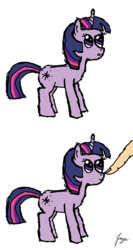 Size: 964x1814 | Tagged: safe, artist:joze, twilight sparkle, g4, boop, drawing