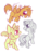 Size: 600x869 | Tagged: safe, artist:s-c-fowlie, apple bloom, scootaloo, sweetie belle, g4, cutie mark crusaders, female, filly, foal, simple background, transparent background