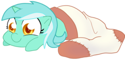 Size: 895x440 | Tagged: safe, artist:egophiliac, edit, lyra heartstrings, pony, unicorn, g4, clothes, cute, filly, recolor, simple background, sock, sock filly, socks, solo, transparent background