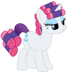 Size: 4630x5000 | Tagged: safe, artist:kooner-cz, rarity, pony, g4, look before you sleep, absurd resolution, hair curlers, simple background, solo, transparent background, vector