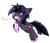 Size: 591x514 | Tagged: safe, artist:lustrous-dreams, twilight sparkle, g4, cute, filly, filly twilight sparkle, foal, rawr, tumblr, twiabetes, werelight shine