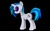 Size: 1440x900 | Tagged: safe, artist:hashbro, dj pon-3, vinyl scratch, pony, g4, 3d, black background, female, simple background, solo