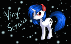 Size: 1847x1151 | Tagged: safe, artist:andreasbs, dj pon-3, vinyl scratch, pony, g4, female, solo