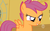 Size: 1306x810 | Tagged: safe, screencap, scootaloo, pegasus, pony, g4, cropped, ei, female, filly, foal, hub logo, smiling, smirk, solo