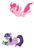 Size: 581x854 | Tagged: safe, artist:bibliodragon, pinkie pie, twilight sparkle, g4, book, falling