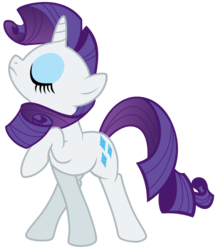 Size: 1280x1473 | Tagged: safe, artist:kittita, rarity, pony, unicorn, g4, female, horn, mare, simple background, solo, transparent background, vector