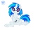 Size: 1000x853 | Tagged: safe, artist:trish forstner, dj pon-3, vinyl scratch, pony, g4, female, solo