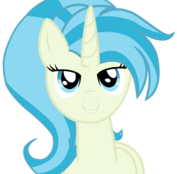 Size: 1029x1017 | Tagged: dead source, safe, artist:eruvon, artist:whifi, allie way, pony, unicorn, g4, bedroom eyes, female, love face, mare, show accurate, simple background, solo, transparent background