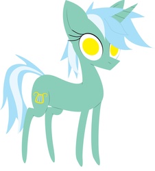 Size: 1000x1104 | Tagged: safe, artist:daisyhead, lyra heartstrings, pony, g4, female, simple background, solo, vector, white background