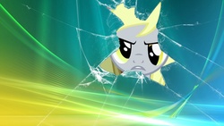 Size: 1920x1080 | Tagged: safe, derpy hooves, pegasus, pony, g4, female, mare, screensaver, solo, wallpaper