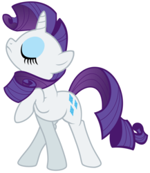 Size: 4300x4950 | Tagged: safe, artist:kittita, rarity, pony, unicorn, g4, absurd resolution, eyes closed, female, horn, mare, raised hoof, simple background, solo, transparent background