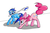 Size: 979x654 | Tagged: safe, artist:qaxis, minuette, pinkie pie, earth pony, pony, unicorn, g4, toothbrush, toothpaste