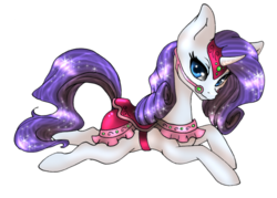 Size: 650x466 | Tagged: safe, artist:sugarcup, rarity, pony, unicorn, g4, bridle, female, mare, saddle, simple background, solo, transparent background
