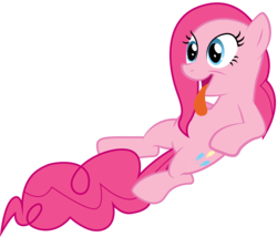 Size: 6999x6005 | Tagged: safe, pinkie pie, earth pony, pony, g4, the return of harmony, absurd resolution, simple background, tongue out, transparent background, vector, wet, wet mane, wet mane pinkie pie