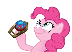 Size: 1184x855 | Tagged: safe, pinkie pie, g4, look what pinkie found, matrix of leadership, transformers
