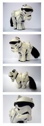 Size: 1843x5166 | Tagged: safe, artist:spippo, customized toy, irl, photo, ponified, star wars, stormtrooper, toy