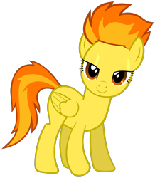 Size: 3672x4216 | Tagged: safe, artist:baumkuchenpony, spitfire, pegasus, pony, g4, .svg available, bedroom eyes, female, show accurate, simple background, solo, transparent background, vector