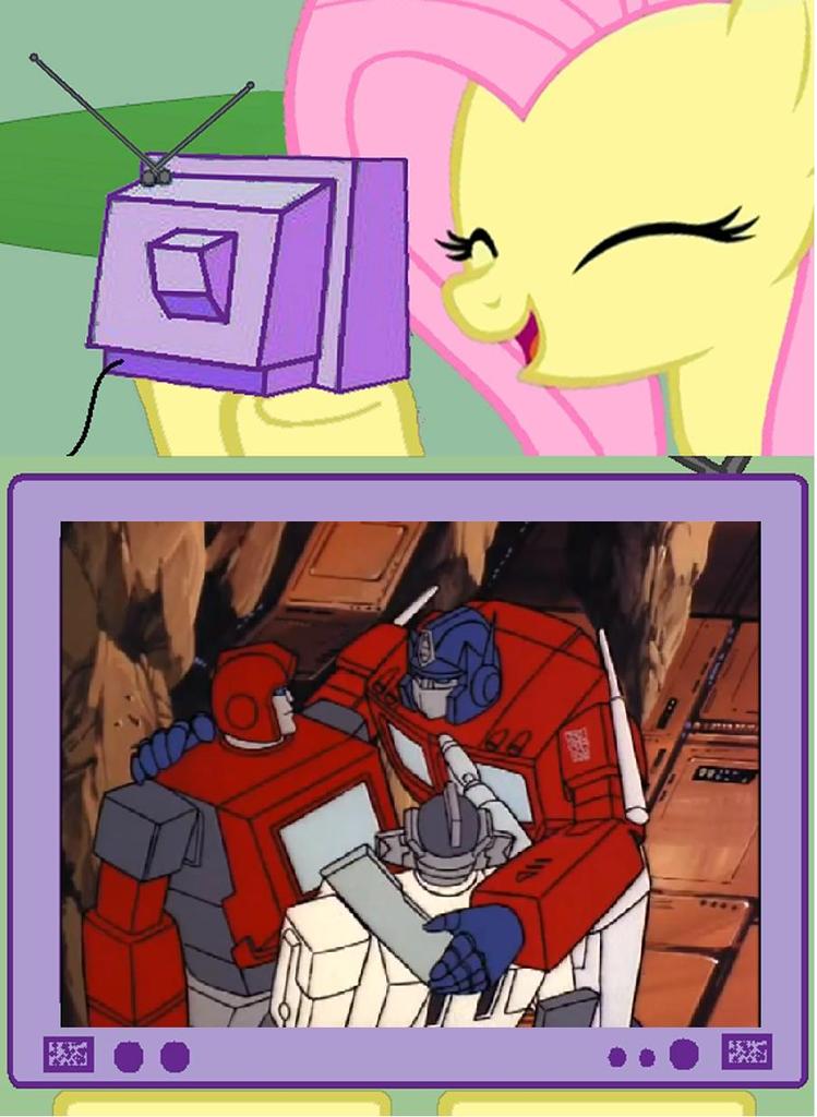 36298 safe, fluttershy, autobot group hug, exploitable meme, ironhide, meme, obligatory pony