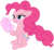 Size: 5000x4559 | Tagged: safe, artist:jessy, artist:kooner-cz, pinkie pie, g4, absurd resolution, cotton candy, food, simple background, transparent background, vector