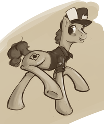 Size: 1071x1280 | Tagged: safe, artist:dovne, parcel post, post haste, earth pony, pony, g4, delivery, mailpony, male, solo, stallion