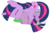 Size: 1225x818 | Tagged: safe, artist:chibi95, spike, twilight sparkle, dragon, pony, unicorn, g4, baby, baby dragon, cuddling, curled up, cute, eyes closed, female, horn, male, mama twilight, mare, simple background, sleeping, snuggling, spikabetes, transparent background, twiabetes, unicorn twilight