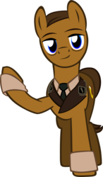 Size: 985x1690 | Tagged: safe, artist:astringe, hans landa, inglourious basterds, ponified, simple background, transparent background, vector