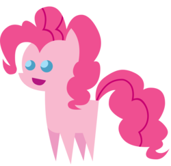 Size: 3000x2913 | Tagged: safe, artist:miketheuser, pinkie pie, earth pony, pony, g4, female, high res, mare, pointy ponies, simple background, solo, transparent background, vector