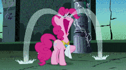 Size: 640x360 | Tagged: safe, screencap, pinkie pie, earth pony, pony, friendship is magic, g4, season 1, 2017, animated, bronysquare, castle of the royal pony sisters, closed, crying, cute, element of laughter, end of an era, eyes closed, female, handkerchief, ocular gushers, open mouth, pinkie being pinkie, pinkie cry, ponysquare, sad, shut down, solo, tissue