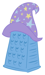 Size: 541x898 | Tagged: safe, artist:lowkey, artist:sergeplex, trixie, g4, bad pun, cheese, cheese grater, clothes, food, great and powerful, hat, no pony, object, pun, puns in the comments, simple background, trixie's hat, visual pun, wat, white background