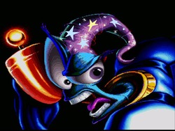 Size: 800x600 | Tagged: safe, edit, trixie, earthworm, worm, g4, black background, crossover, earthworm jim, open mouth, ray gun, recolor, simple background, super suit