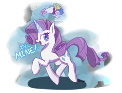 Size: 1979x1514 | Tagged: safe, artist:blackswhites, rarity, pony, g4, bouquet, female, magic, solo, telekinesis