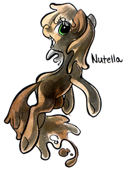 Size: 587x800 | Tagged: safe, artist:php27, food pony, original species, nutella, nutella pony, ponified