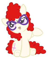 Size: 796x973 | Tagged: safe, artist:dawnallies, twist, earth pony, pony, g4, female, filly, foal, glasses, simple background, solo, transparent background