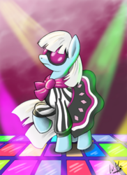 Size: 850x1167 | Tagged: safe, artist:chocolatechilla, photo finish, earth pony, pony, g4, female, solo