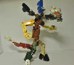 Size: 1226x1080 | Tagged: safe, artist:gk733, discord, g4, bionicle, customized toy, irl, lego, photo, solo, toy