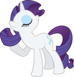 Size: 9455x9844 | Tagged: safe, artist:quanno3, rarity, pony, unicorn, g4, absurd resolution, eyes closed, female, mare, simple background, solo, transparent background