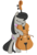 Size: 2288x3333 | Tagged: safe, artist:nianara, octavia melody, earth pony, pony, g4, bipedal, bow (instrument), cello, eyes closed, female, high res, mare, musical instrument, simple background, solo, transparent background, vector