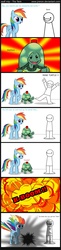 Size: 1024x4215 | Tagged: safe, artist:jrenon, rainbow dash, tank, human, g4, asdfmovie, comic, mine turtle