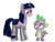 Size: 1280x975 | Tagged: safe, artist:ask-pinkie-pool, spike, twilight sparkle, cyborg, dragon, pony, unicorn, g4, male