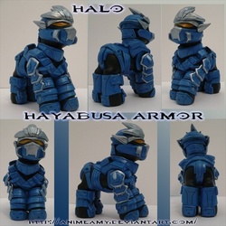 Size: 550x550 | Tagged: safe, customized toy, halo (series), irl, photo, spartan, toy