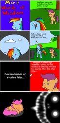 Size: 820x1660 | Tagged: safe, artist:hospital-bomber, rainbow dash, scootaloo, g4, comic