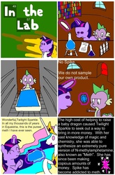 Size: 820x1240 | Tagged: safe, artist:hospital-bomber, princess celestia, spike, twilight sparkle, g4, comic